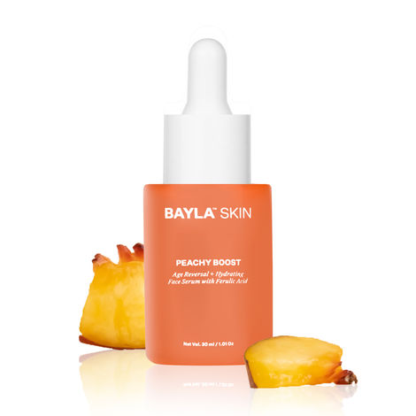 Buy Bayla Skin Peachy Boost Age Reversal + Hydrating Face Serum with Ferulic Acid 30 ml-Purplle