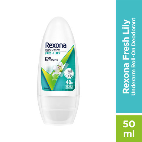 Buy Rexona Fresh Lily Underarm Roll On Deodorant For Women, 50ml-Purplle