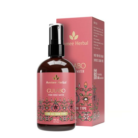 Buy AVIMEE HERBAL Gulabo Premium Rose Water-110 ml | Skin, Face and Hair Toner | No Paraben, No Alcohol | Balances & Restores Skin's pH Levels | For All Skin Types-Purplle