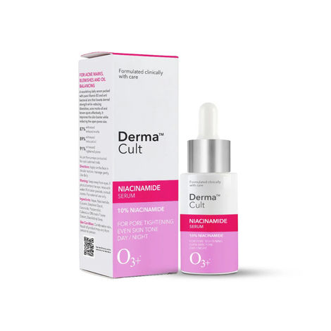 Buy O3+ Derma Cult Niacinamide Serum For Pore Tightening, Even Skin Tone (30 ml)-Purplle