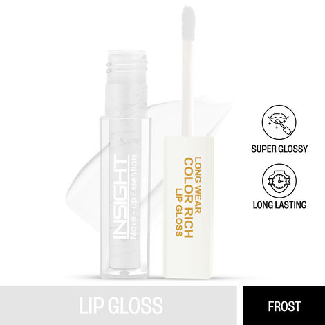 Buy Insight Cosmetics Long Wear Color Rich Lip Gloss - Frost (4 ml)-Purplle
