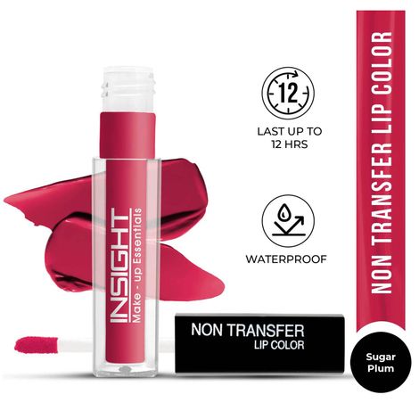 Buy Insight Cosmetics Non-transfer Lip Color - Sugar Plum (4 ml)-Purplle
