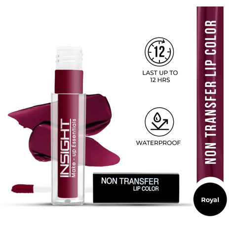 Buy Insight Cosmetics Non-transfer Lip Color - Royal (4 ml)-Purplle