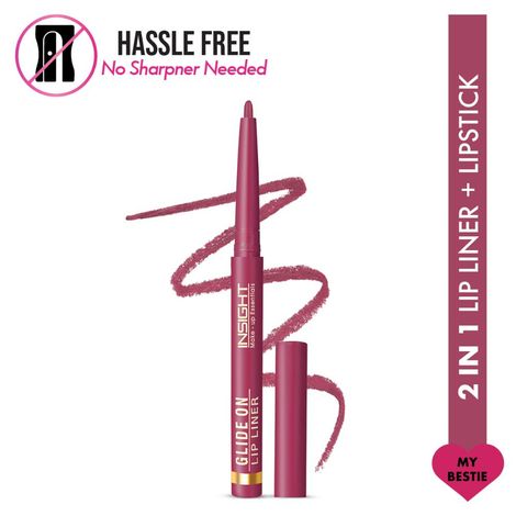 Buy Insight Cosmetics Glide On Lip Liner - My Bestie (0.3 gm)-Purplle