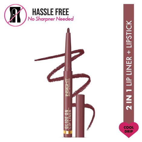 Buy Insight Cosmetics Glide On Lip Liner - Cool Drip (0.3 gm)-Purplle