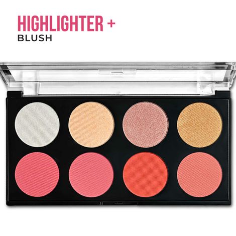 Buy Insight Cosmetics Blush & Highlight Palette 27 gm-Purplle