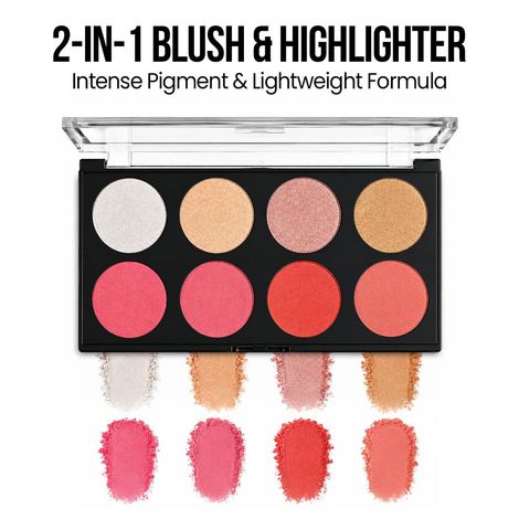 Buy Insight Cosmetics Blush & Highlight Palette 27 gm-Purplle