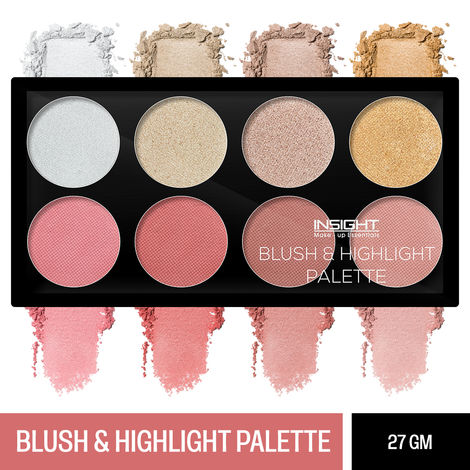 Buy Insight Cosmetics Blush & Highlight Palette 27 gm-Purplle