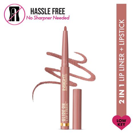 Buy Insight Cosmetics Glide On Lip Liner - Low Key (0.3 gm)-Purplle