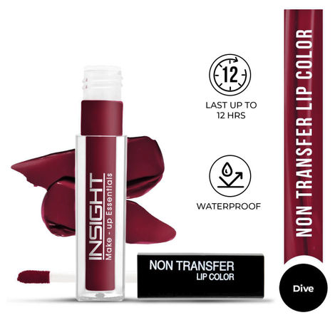 Buy Insight Cosmetics Non-transfer Lip Color - Dive (4 ml)-Purplle