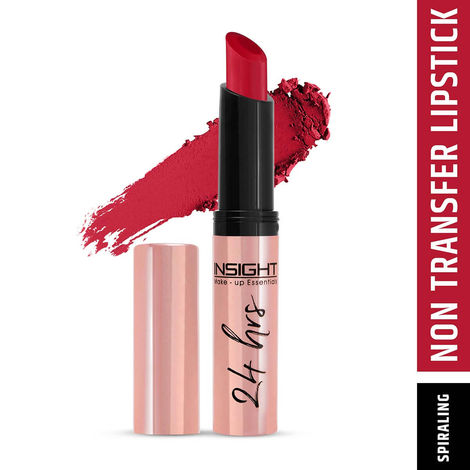 Buy INSIGHT COSMETICS 24 HRS NON TRANSFER MATTE LIPSTICK (LL-03)_SPIRALING (14) 3 gm-Purplle