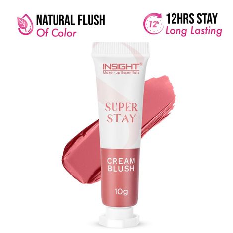 Buy Insight Cosmetics Super Stay Cream Blush- Rose Jelly 10 gm-Purplle