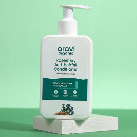 Buy Aravi Organic Rosemary Hair Growth Conditioner | Enriched with Rosemary, Methi Dana, Hibiscus & Reetha | Sulfate & Paraben Free | For All Hair Types | Suitable for Men & Women – 200 ml-Purplle