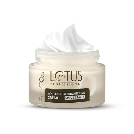 Buy Lotus Professional PhytoRx Whitening & Brightening Cream | SPF 25 | PA+++ | All skin types Preservative Free | 50 gm-Purplle