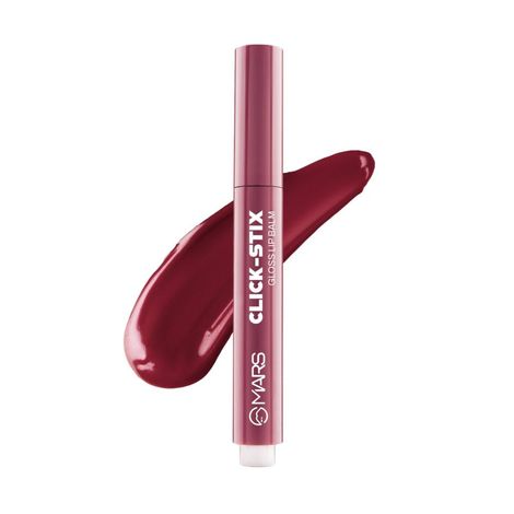 Buy MARS Click Stix Gloss Lip Balm (2.0 gm) (03-BERRY JAM) | High Pigmented | Ultra-Glossy Finish | Non-Sticky | Hydration | Enriched with Cocoa Butter-Purplle