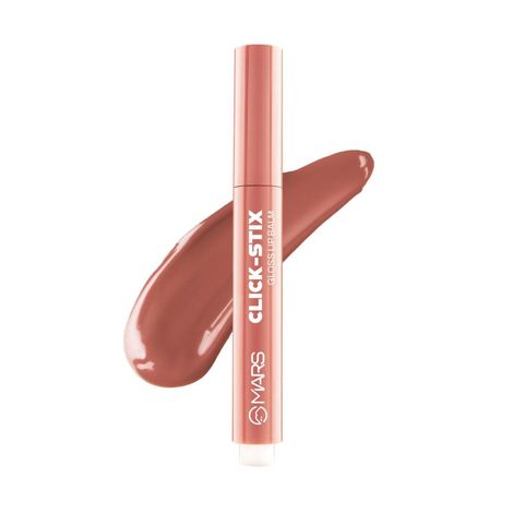 Buy MARS Click Stix Gloss Lip Balm (2.0 gm) (07-GLAZED PEACH) | High Pigmented | Ultra-Glossy Finish | Non-Sticky | Hydration | Enriched with Cocoa Butter-Purplle