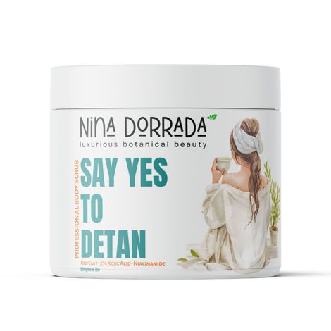 Buy Nina Dorrada Say Yes to Detan Body Scrub with Red Clay, 2% Kojic Acid & Potato Extract | 500 gm-Purplle