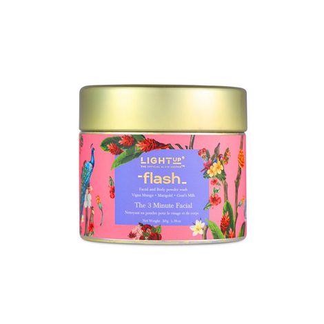 Buy Light up Flash Facial & Body Powder Wash - 3 Minutes Facial (50 gm)-Purplle