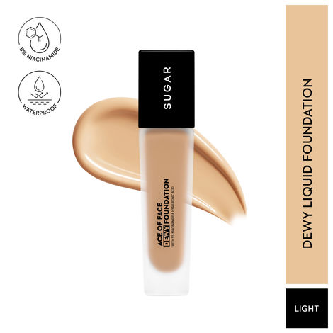 Buy SUGAR Cosmetics Ace Of Face Dewy Foundation - 15 Cappuccino (30 ml)-Purplle