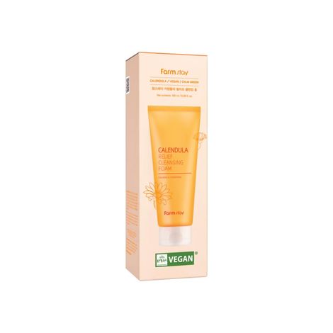 Buy Farmstay Calendula Relief Cleansing Foam 180 ml-Purplle