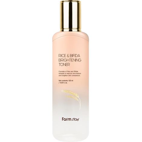 Buy Farmstay Rice & Bifida Brightening Toner 120 ml-Purplle