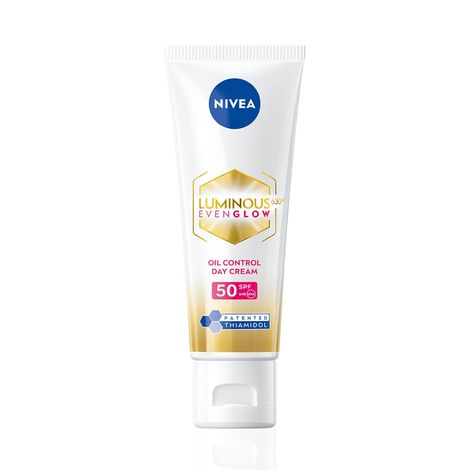 Buy NIVEA Luminous Even Glow Oil Control Day Cream SPF50 40 ml-Purplle
