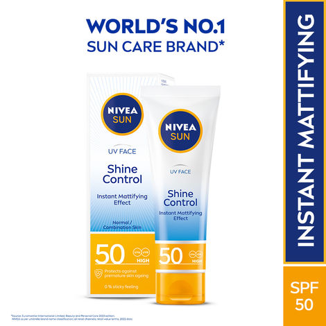 Buy NIVEA Sun Shine Control UV Face 50 ml-Purplle