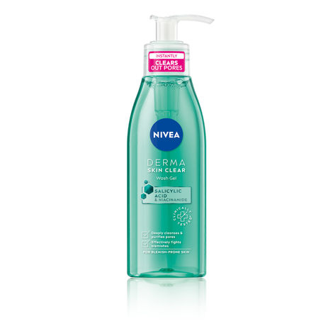 Buy NIVEA Derma Skin Clear Washgel 150 ml-Purplle