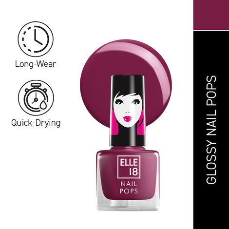 Buy Elle18 Nail Pops 181 5 ml-Purplle