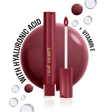 Buy Lakme 9to5 Hya Matte Liquid Lipstick With Hyaluronic Acid & Vitamin E, 2X Hydration, Long-lasting, Transferproof, Weightless Payday Pink - 5.3 ml-Purplle