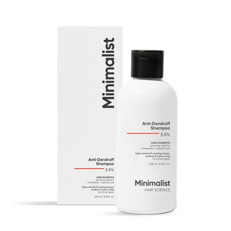 Buy Minimalist Anti-Dandruff Shampoo 3.5% (200 ml)-Purplle