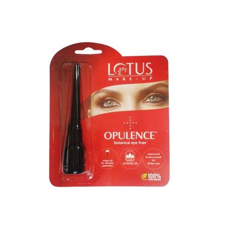 Buy Lotus Make-Up Opulence Botanical Eye Liner Black | Water Proof | Lasts all Day | Pen tip Applicator | 4 gm-Purplle