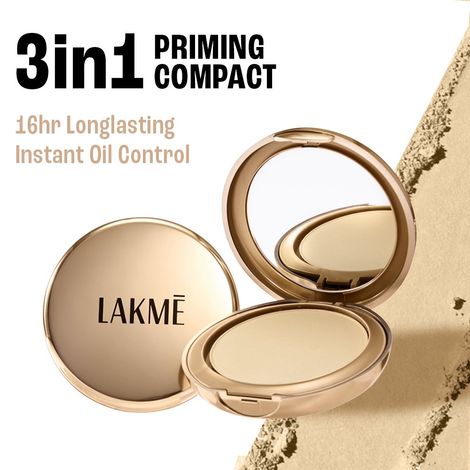 Buy Lakme Powerplay Primin gm Powder Foundation Compact,&nbsp;Ivory Cream&nbsp;| 9 gm-Purplle