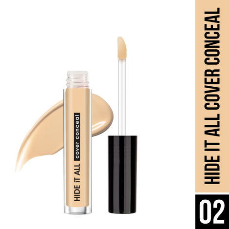 Buy Hilary Rhoda Hide It All Cover Conceal | Conceals Masks, Scars & Dark Circles | High Coverage Concealer | With Shea Butter | Matte Finish | Cruelty-Free & Vegan -3.7 ml (Fair- Shade 2)-Purplle