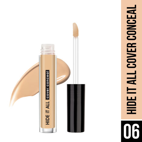 Buy Hilary Rhoda Hide It All Cover Conceal | Conceals Masks, Scars & Dark Circles | High Coverage Concealer | With Shea Butter | Matte Finish | Cruelty-Free & Vegan -3.7 ml (Walnut - Shade 6)-Purplle