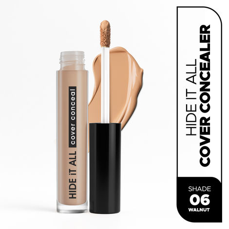 Buy Hilary Rhoda Hide It All Cover Conceal | Conceals Masks, Scars & Dark Circles | High Coverage Concealer | With Shea Butter | Matte Finish | Cruelty-Free & Vegan -3.7 ml (Walnut - Shade 6)-Purplle