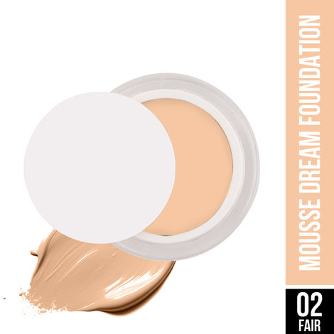 Buy Hilary Rhoda Mousse Dream Foundation | Lightweight & Buildable Foundation | Mousse Long Lasting & Flawless Matte Finish Foundation - 25 gm (Fair | Shade 02)-Purplle