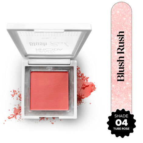 Buy Hilary Rhoda Blush Rush | Highly Pigmented | Silky Smooth Texture | Available in 6 Shades | Matte Finish | Buildable Coverage | Blends Easily & Glides on Smoothly - 6 gm (Tube Rose - Shade 04)-Purplle