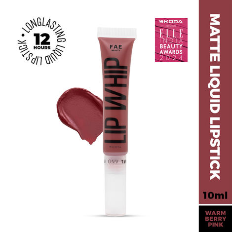 Buy Fae Beauty Lip Whip 12H Matte Liquid Lipstick | Long Wear | Non Drying | Soft Mousse Smudgeproof Formula | Vegan | Enriched with Vitamin E and Cherry Coffee - Cherry - 10 ml - 10 ml-Purplle