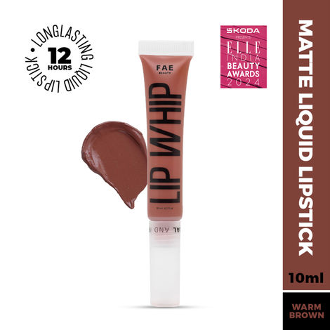 Buy Fae Beauty Lip Whip 12H Matte Liquid Lipstick | Long Wear | Non Drying | Soft Mousse Smudgeproof Formula | Vegan | Enriched with Vitamin E and Cherry Coffee - Safeword - 10 ml - 10 ml-Purplle