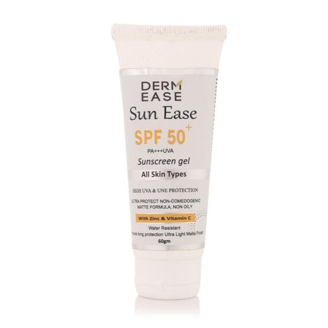 Buy Dermease Sun Ease Spf 50+ Suncreen Gel 60 gm-Purplle