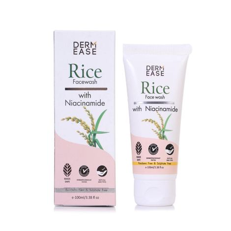 Buy Dermease Rice Face Wash 100 ml-Purplle