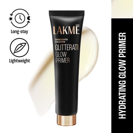 Buy LakmeA Showstopper Collection GlitteratiA Glow Primer | Illuminating |30 gm-Purplle