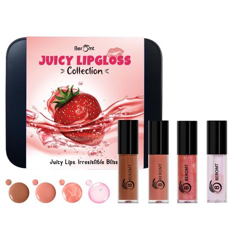 Buy Beromt Juicy Collection Mini Lip Gloss - Bjmc10 (30 gm)-Purplle