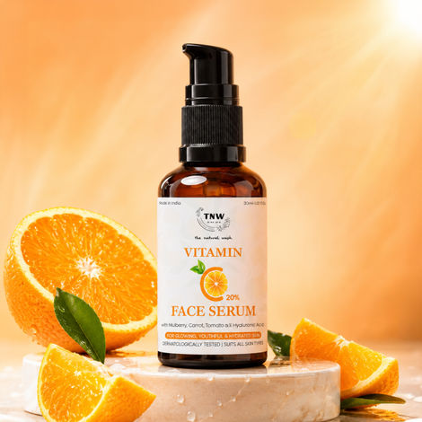 Buy TNW The Natural Wash vitamin c and hyaluronic acid Face serum for Glowing Youthful & Improved Skin 30 ml-Purplle
