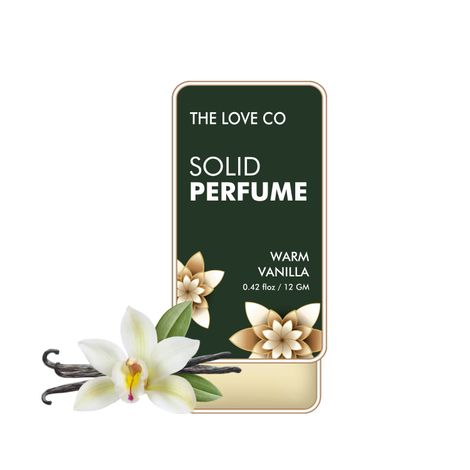 Buy The Love Co Warm Vanilla Solid Perfume - 12 gm-Purplle