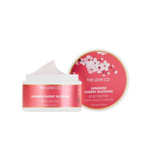 Buy The Love Co Japanese Cherry Blossom Body Butter - 24-Hour Intense Hydration - 200 gm-Purplle