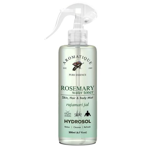 Buy Aromatique Rosemary Water, Rose Mary Water for Hair, Rosemary Hair Mist, Strengthens Hair, Suitable For All Hair Types (200 ml)-Purplle