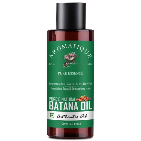Buy Aromatique Batana Oil - Pure Batana Oil for Hair Growth By Dr Sebi Sourced from Honduras, Batana Oil Cold Pressed, Derived from Palm Nut Oil for Hair & Skin (100 ml)-Purplle