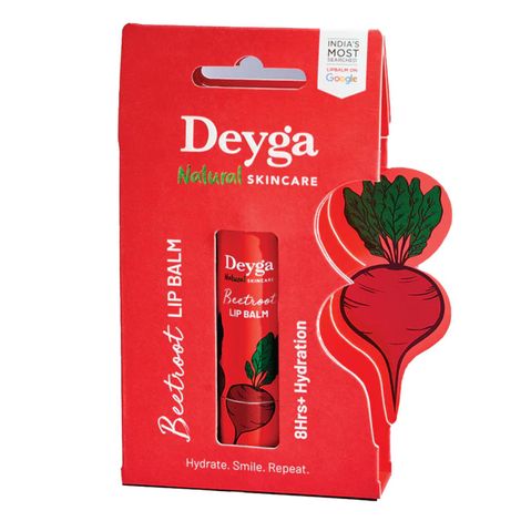 Buy Deyga Beetroot Lip Balm | Tinted Lip Care | For Dry & Chapped Lips | For Pigmented Lips | For Women & Men (Pack of 1, Stick Lip Balm) 5.5 gm-Purplle